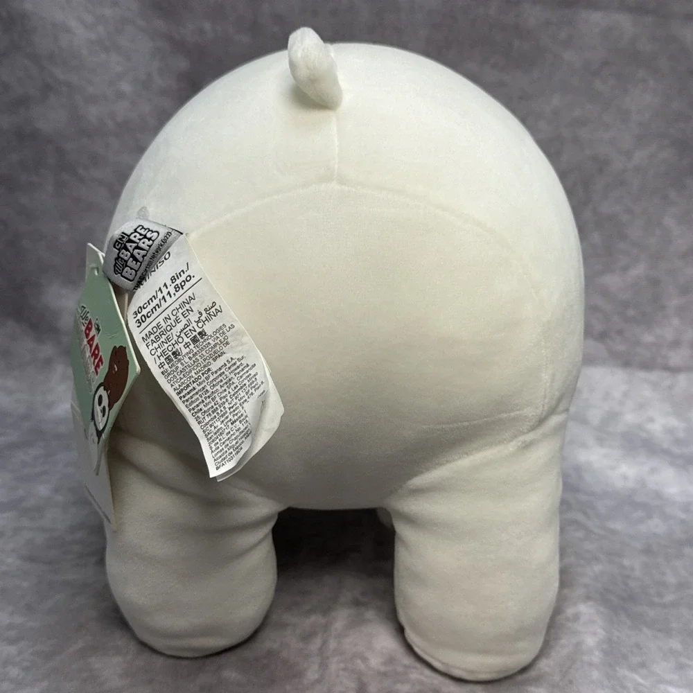 Miniso We Bare Bear Ice Bear Summer Vacation Series Polar Bear Plush NWT 12